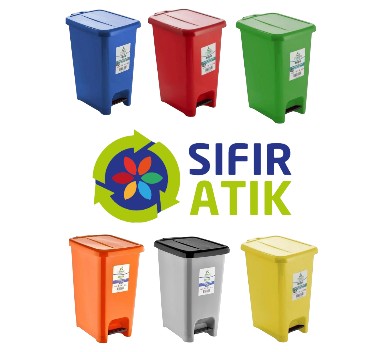 Pedallı Sıfır Atık Kutuları