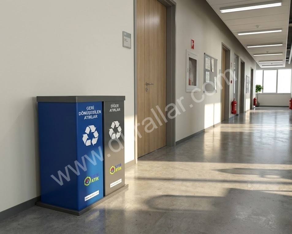 2 li geri dönüşüm kutusu