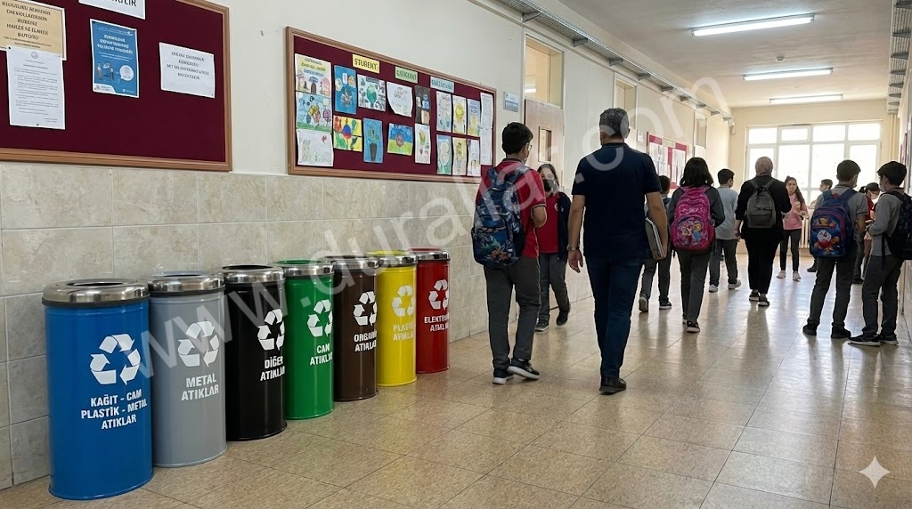 geri dönüşüm kutuları