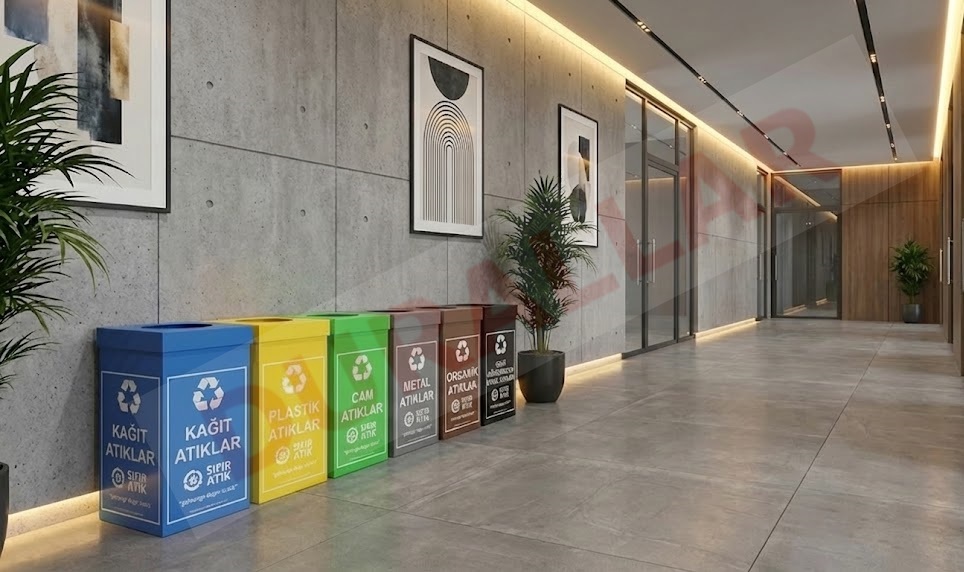 pp oluklu geri dönüşüm kolisi